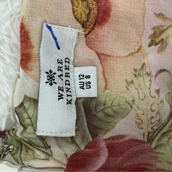 Floral V-Neck Wide Leg Jumpsuit Boho Spring Wedding Guest - Picture 8 of 11